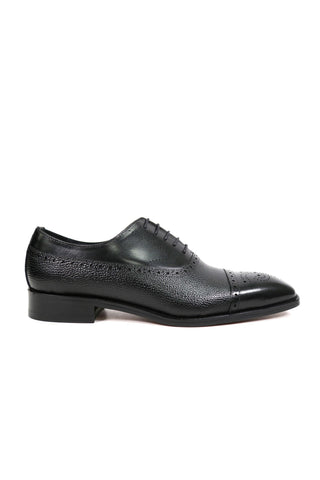 Carrucci Calf-Skin Leather Classic Cap-Toe Oxford (CAR1009)-AmbrogioShoes