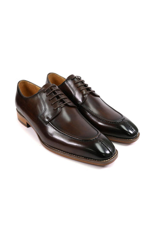 Carrucci Calf-Skin Leather Formal Split-Toe Derby (CAR1014)-AmbrogioShoes