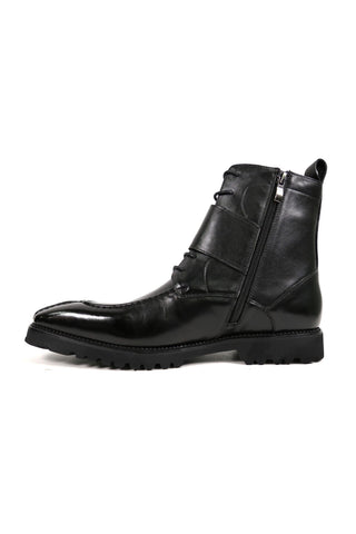 Carrucci Full Grain Leather Lace-Up Split-Toe Rugged Boot (CAR1012)-AmbrogioShoes