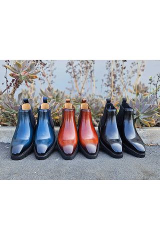 Carrucci KB480-102 Leather Chelsea Boot