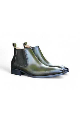 Carrucci KB503-11 Leather Chelsea Boots-AmbrogioShoes