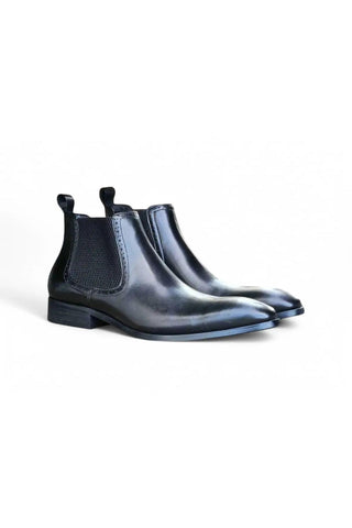 Carrucci KB503-11 Leather Chelsea Boots-AmbrogioShoes