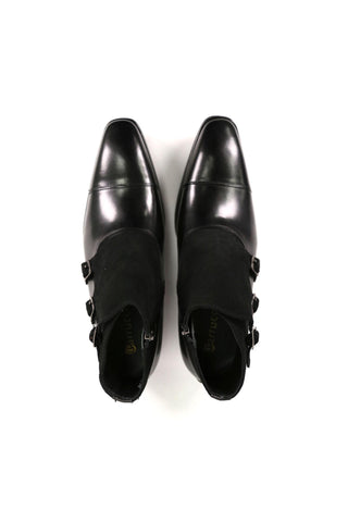 Carrucci KB503-18SC Suede / Calf-Skin Leather Cap-Toe Boot (CAR1020)-AmbrogioShoes