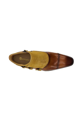 Carrucci KB503-18SC Suede / Calf-Skin Leather Cap-Toe Boot (CAR1020)-AmbrogioShoes