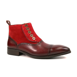 Carrucci KB503-20SC Men's Shoes Suede / Calf-Skin Leather Ankle Boot (CAR1010)-AmbrogioShoes