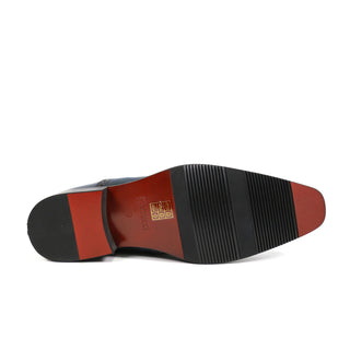 Carrucci KB503-20SC Men's Shoes Suede / Calf-Skin Leather Ankle Boot (CAR1010)-AmbrogioShoes