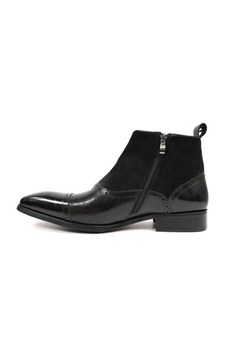 Carrucci KB503-20SC Suede / Calf-Skin Leather Ankle Boot (CAR1010)-AmbrogioShoes