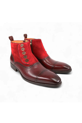 Carrucci KB503-20SC Suede / Calf-Skin Leather Ankle Boot (CAR1010)-AmbrogioShoes