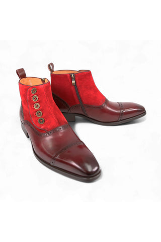 Carrucci KB503-20SC Suede / Calf-Skin Leather Ankle Boot (CAR1010)-AmbrogioShoes