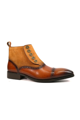 Carrucci KB503-20SC Suede / Calf-Skin Leather Ankle Boot (CAR1010)-AmbrogioShoes