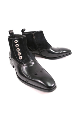 Carrucci KB503-20SC Suede / Calf-Skin Leather Ankle Boot (CAR1010)-AmbrogioShoes