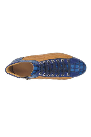 Carrucci KB626-13E Embossed Leather Sneaker