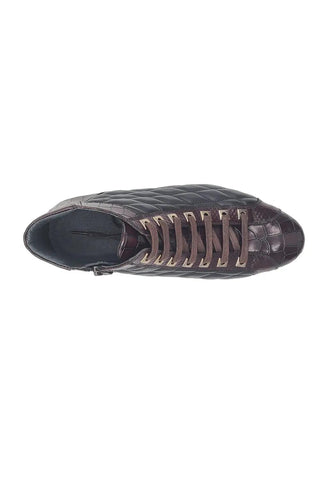 Carrucci KB626-13E Embossed Leather Sneaker