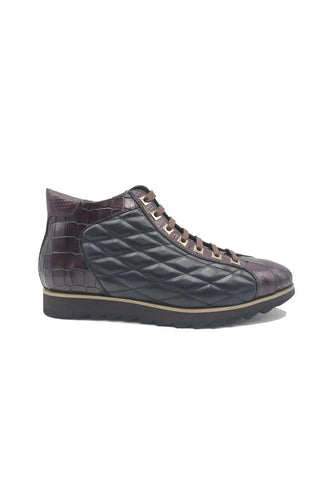 Carrucci KB626-13E Embossed Leather Sneaker