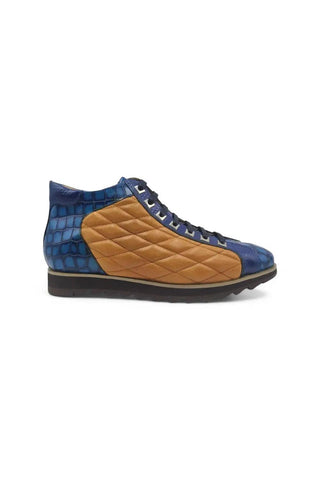 Carrucci KB626-13E Embossed Leather Sneaker
