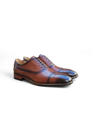 Carrucci KL903-06 Leather Oxford-AmbrogioShoes