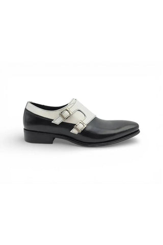 Carrucci KS099-3003 Leather Double Monk-Strap-AmbrogioShoes