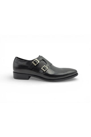 Carrucci KS099-3003 Leather Double Monk-Strap-AmbrogioShoes