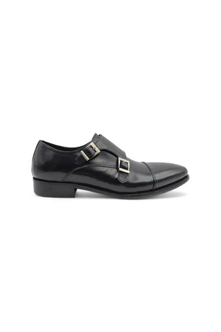 Carrucci KS099-302 Leather Double Monk-Strap