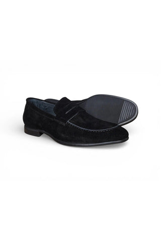 Carrucci KS223-07S Suede Penny Loafer-AmbrogioShoes