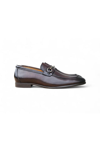 Carrucci KS223-12 Leather Horse-Bit Loafer-AmbrogioShoes