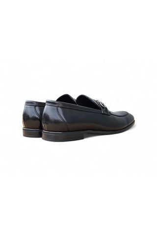 Carrucci KS223-12 Leather Horse-Bit Loafer-AmbrogioShoes