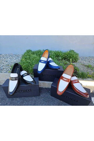 Carrucci KS2240-12T Leather Penny Loafer