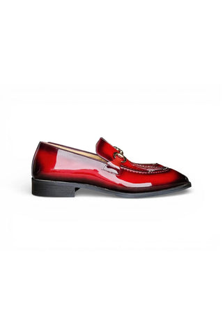 Carrucci KS303-01P Patent Leather Horse-Bit Loafer-AmbrogioShoes