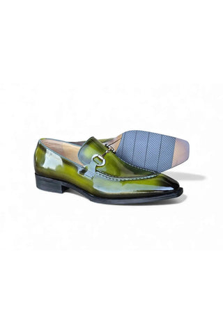Carrucci KS303-01P Patent Leather Horse-Bit Loafer-AmbrogioShoes