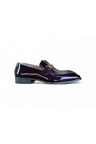 Carrucci KS303-01P Patent Leather Horse-Bit Loafer-AmbrogioShoes