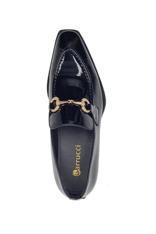 Carrucci KS303-01P Patent Leather Horse-Bit Loafer-AmbrogioShoes