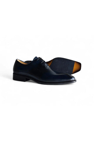 Carrucci KS303-03 Leather Whole-Cut Oxford-AmbrogioShoes