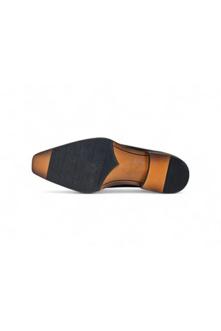 Carrucci KS303-03 Leather Whole-Cut Oxford-AmbrogioShoes
