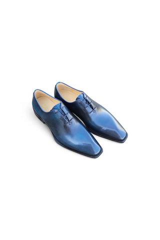 Carrucci KS303-03 Leather Whole-Cut Oxford-AmbrogioShoes