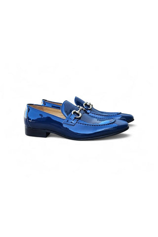 Carrucci KS308-101P Patent Horse Bit Loafer-AmbrogioShoes