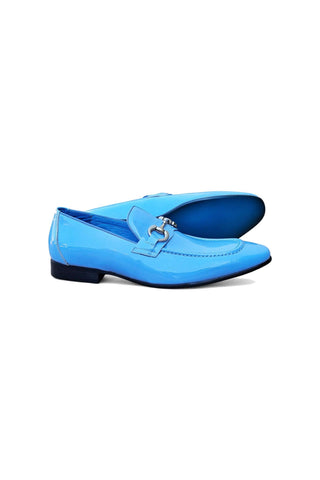 Carrucci KS308-101P Patent Horse Bit Loafer-AmbrogioShoes