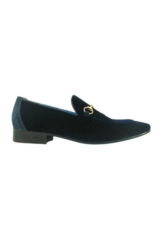 Carrucci KS308-101V Suede Horse-Bit Loafer-AmbrogioShoes