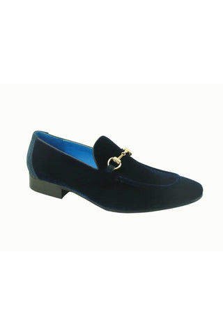 Carrucci KS308-101V Suede Horse-Bit Loafer-AmbrogioShoes