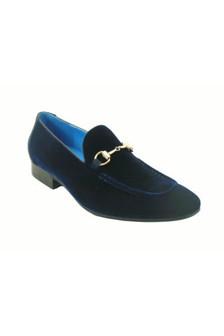 Carrucci KS308-101V Suede Horse-Bit Loafer-AmbrogioShoes