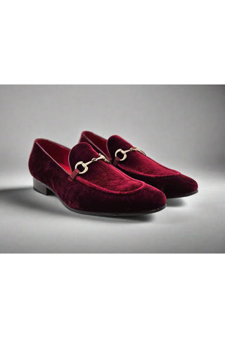 Carrucci KS308-101V Suede Horse-Bit Loafer-AmbrogioShoes