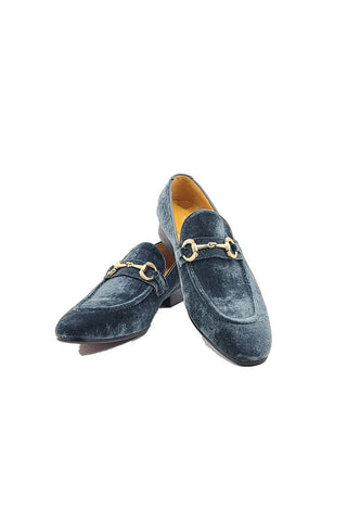 Carrucci KS308-101V Suede Horse-Bit Loafer-AmbrogioShoes