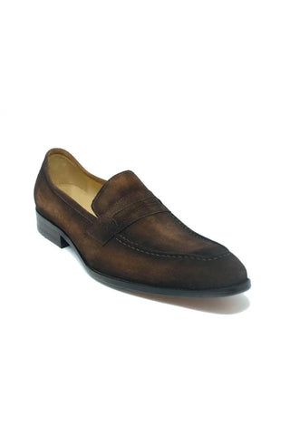 Carrucci KS478-118S Suede Penny Loafer