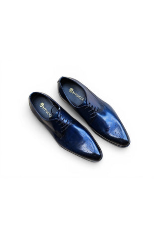 Carrucci KS479-04 Leather Derby-AmbrogioShoes