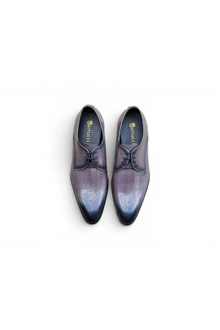 Carrucci KS479-04 Leather Derby-AmbrogioShoes