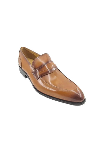 Carrucci KS479-11 Leather Penny Loafer-AmbrogioShoes