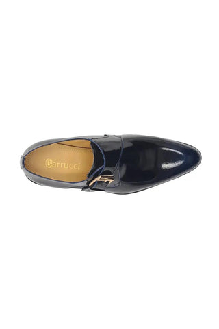 Carrucci KS479-15P Leather Single Monk-Strap-AmbrogioShoes