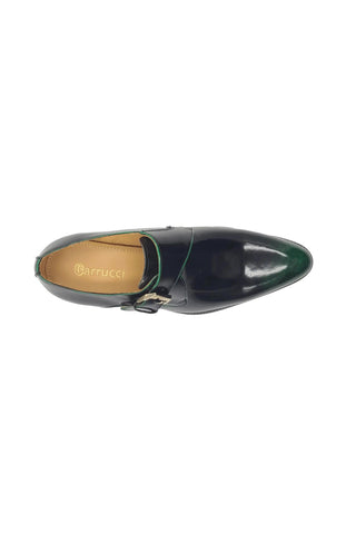 Carrucci KS479-15P Leather Single Monk-Strap-AmbrogioShoes