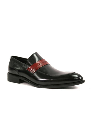 Carrucci KS479-601 Leather Penny Loafer-AmbrogioShoes