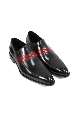 Carrucci KS479-601 Leather Penny Loafer-AmbrogioShoes