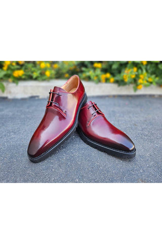 Carrucci KS480-101 Leather Derby-AmbrogioShoes